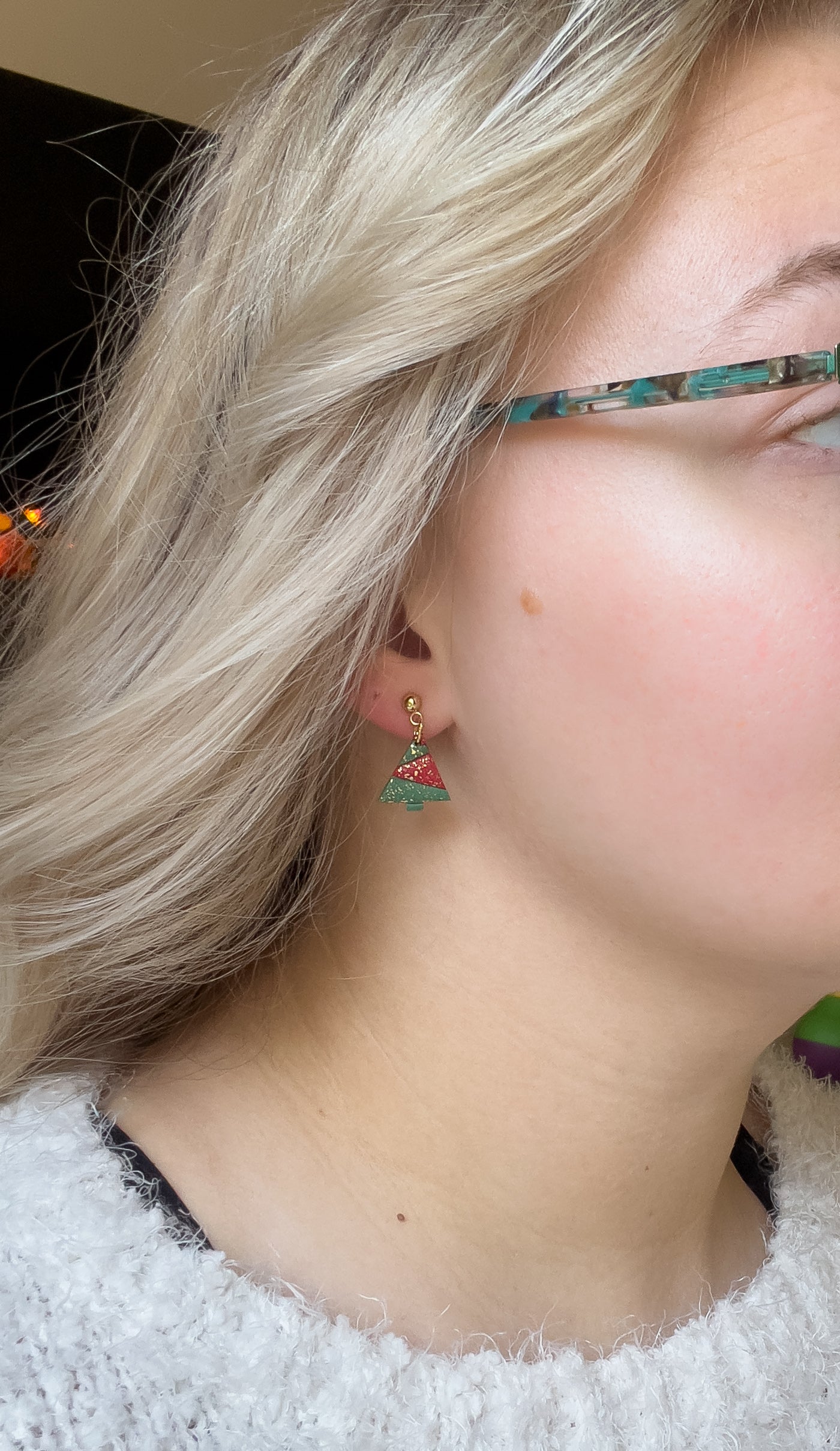 Sparkle Christmas Tree Dangles