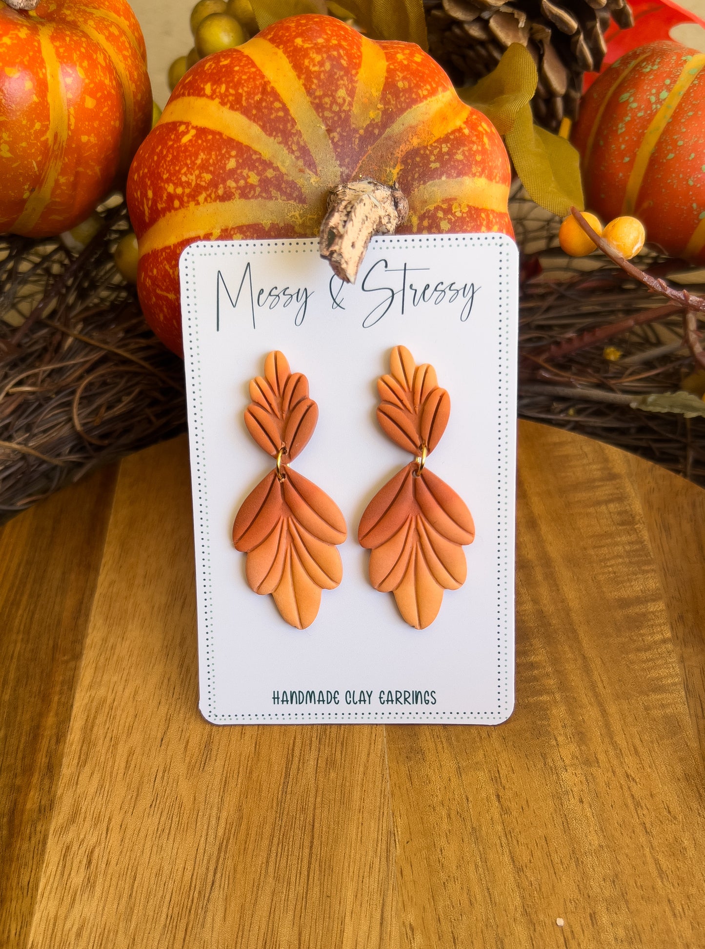 Ombre Leaves Dangle