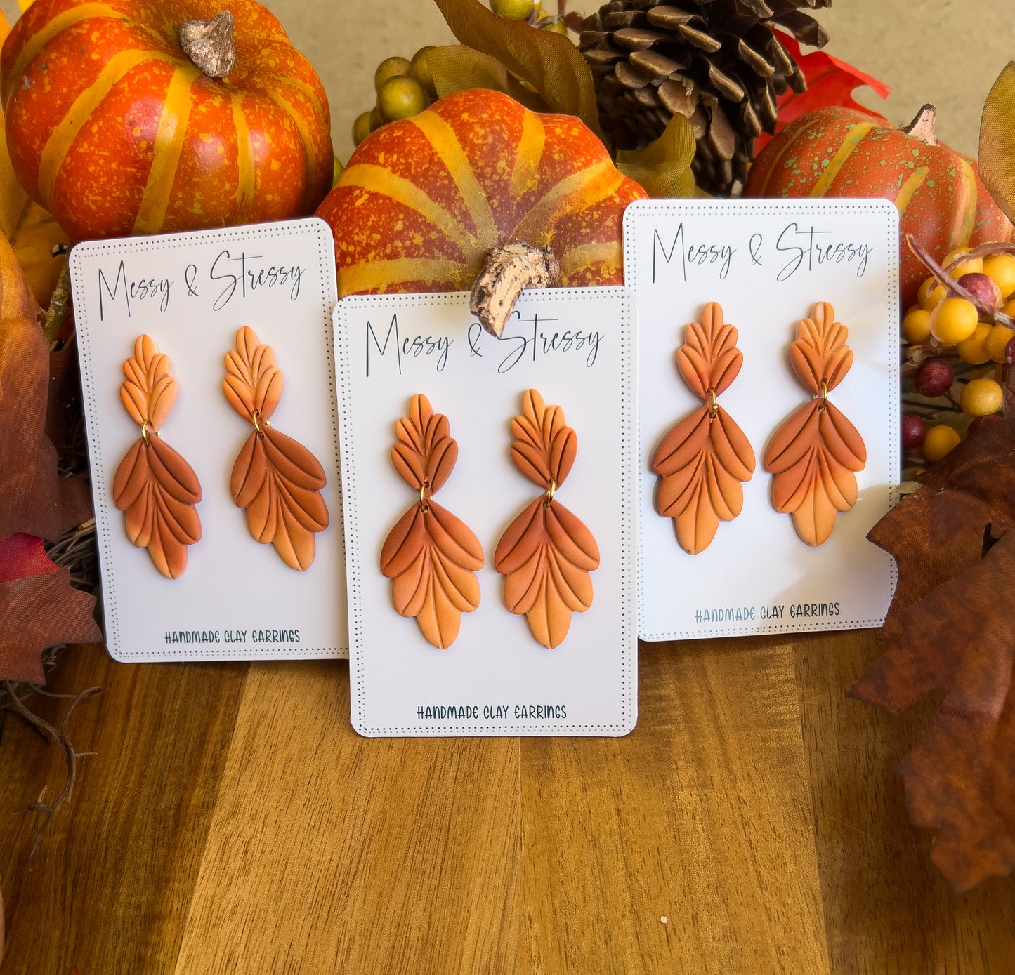 Ombre Leaves Dangle