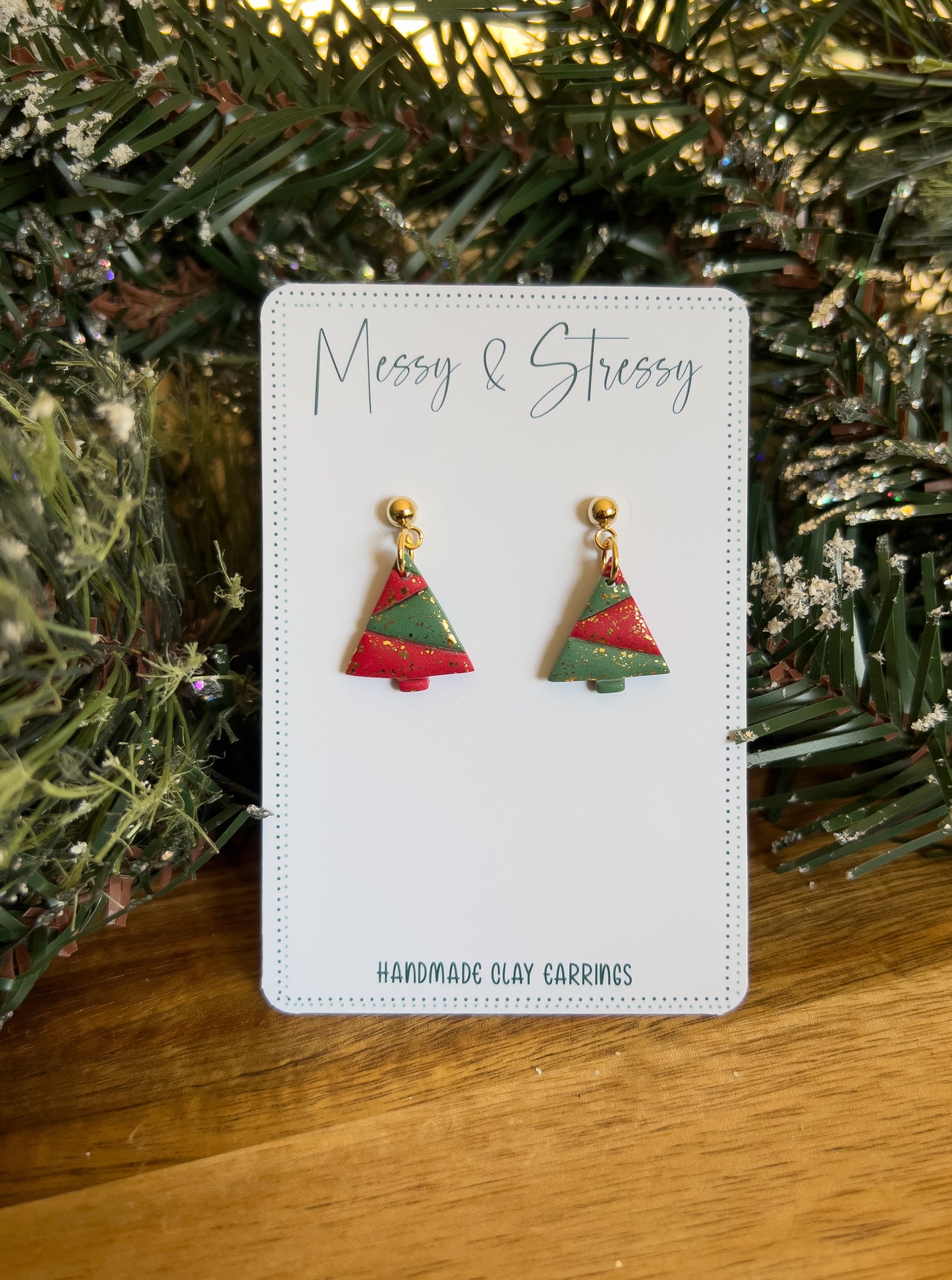 Sparkle Christmas Tree Dangles