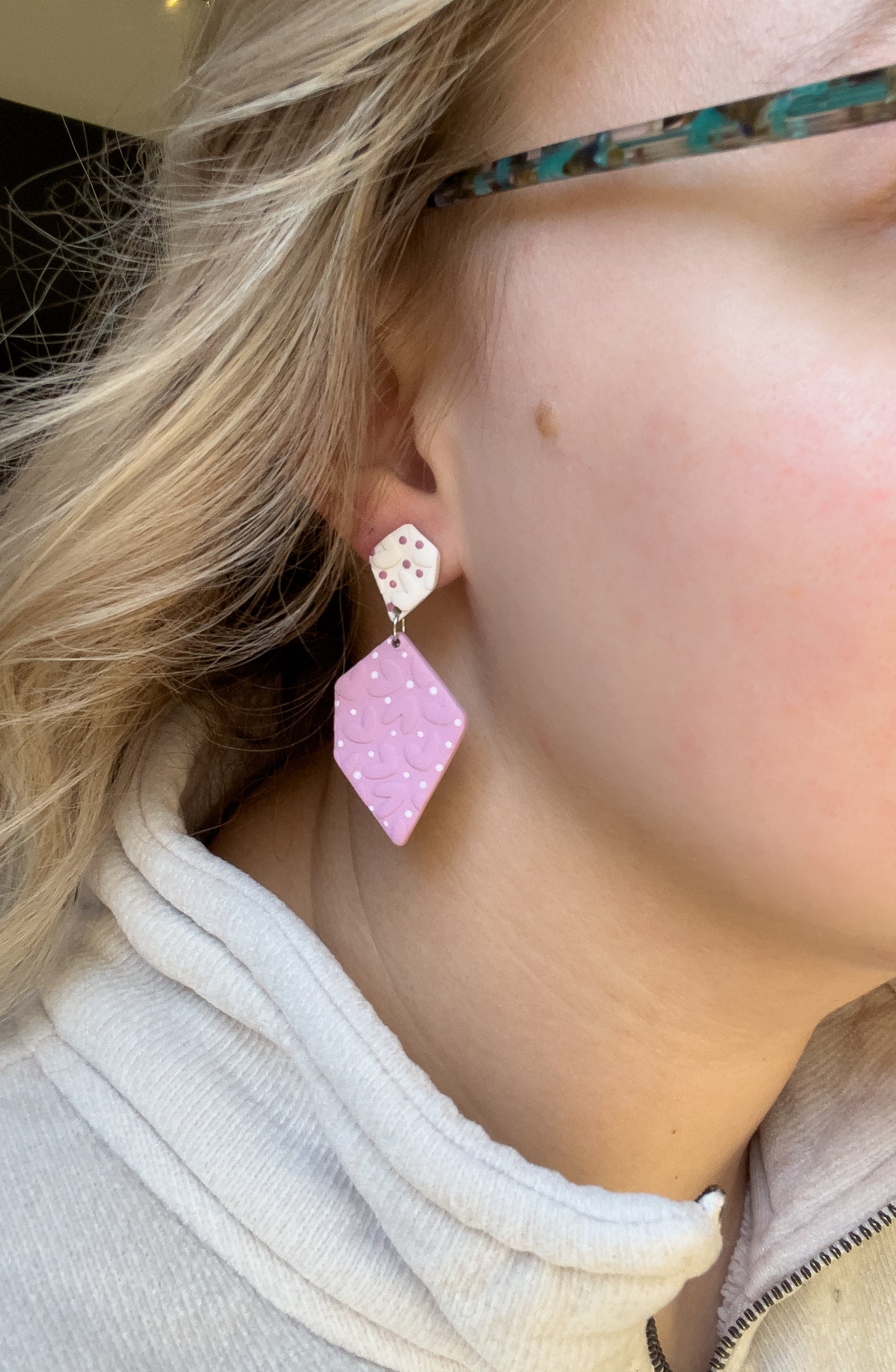 Heart Dot Dangles