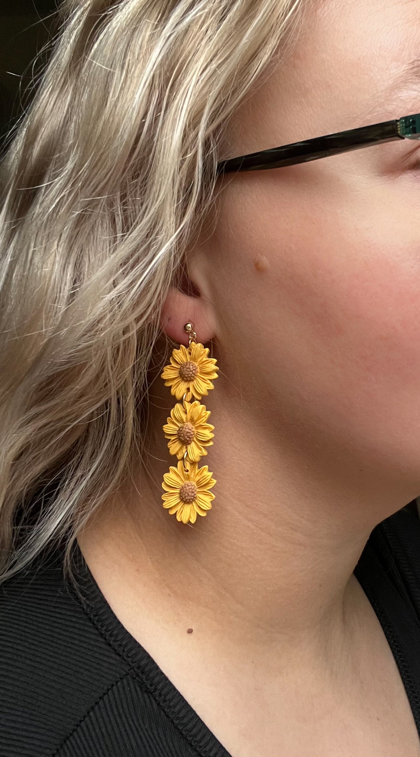 Sunny Sunflower Dangles