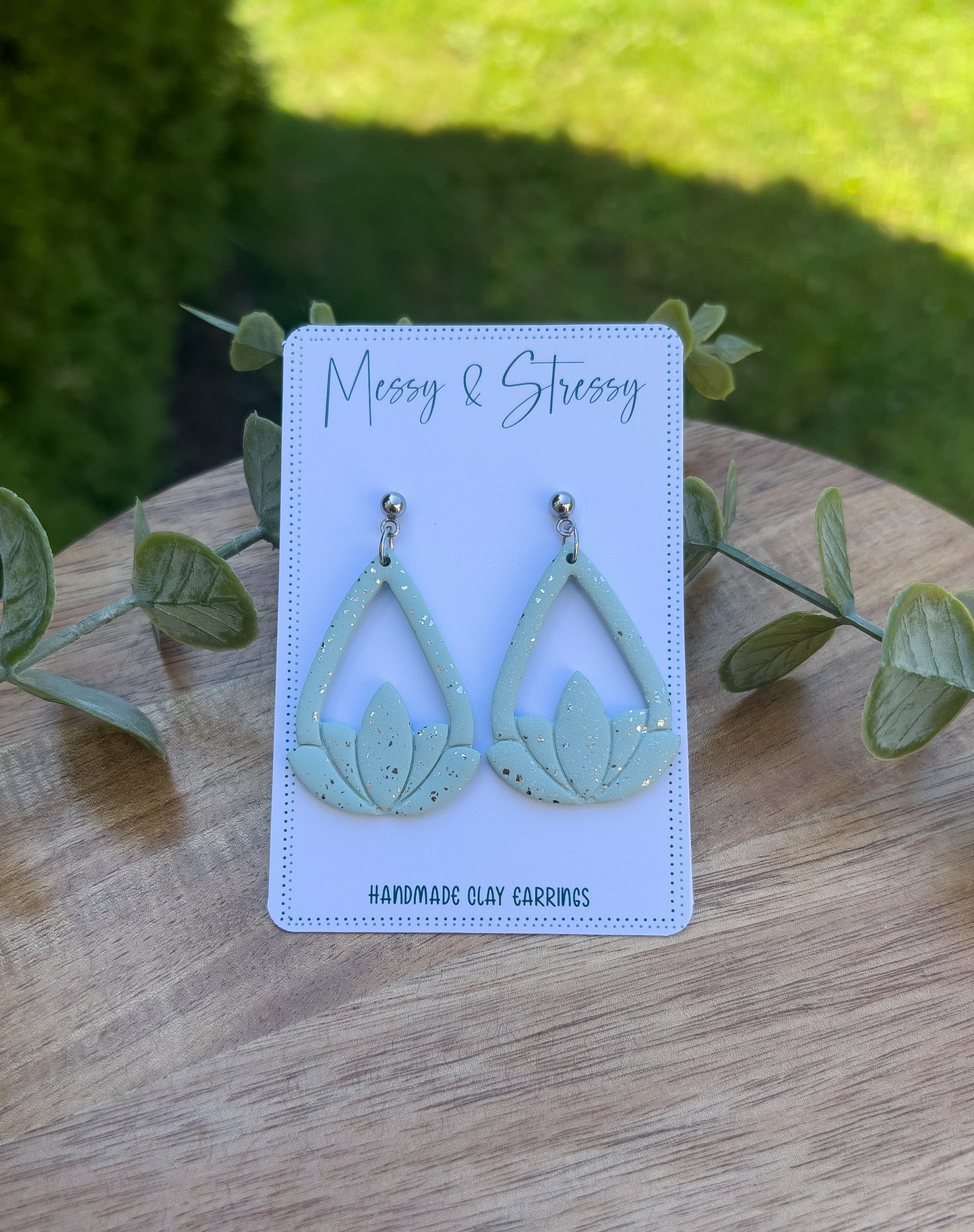 Lotus Foil Dangles