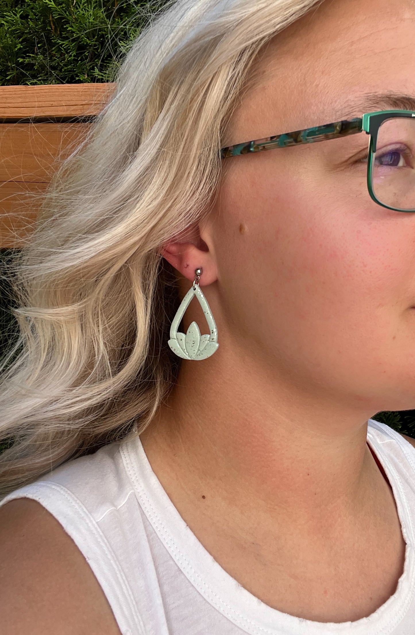 Lotus Foil Dangles