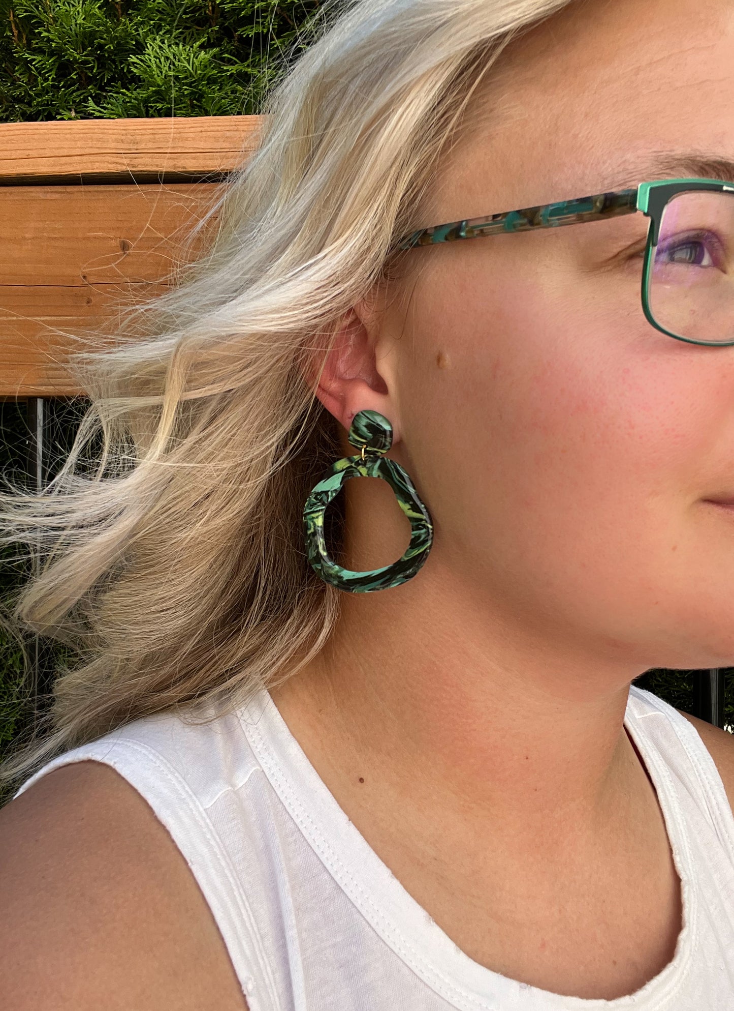 Energy Drink Inspired Circle Dangles