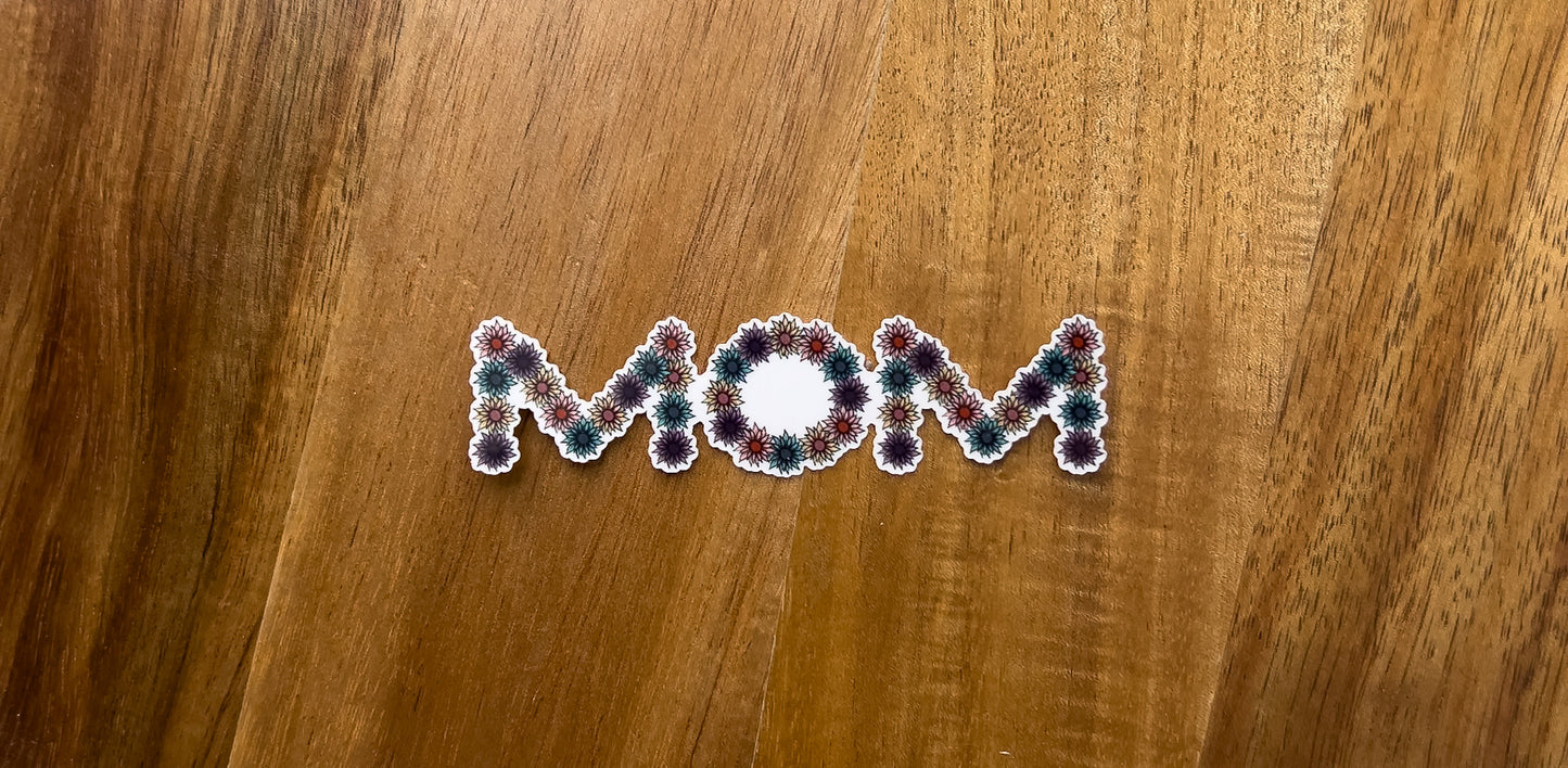 Sunflower Mom Sticker