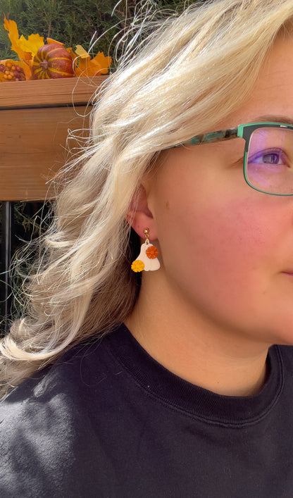 Pumpkin Flower Dangles