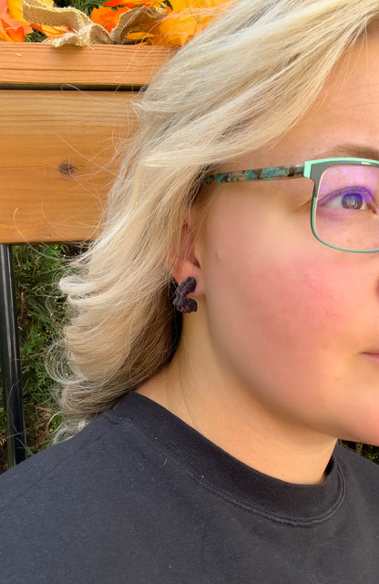 Bat Hoop Earrings